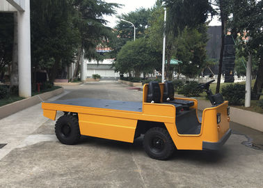 Batteriebetriebener elektrischer Schleppseil-Traktor mit großen Plattform-Körper-Rädern