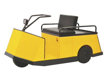 elektrische Schleppseil-Fahrzeuge der Kapazitäts-500kg, gelber elektrischer Wagen 24V 210AH